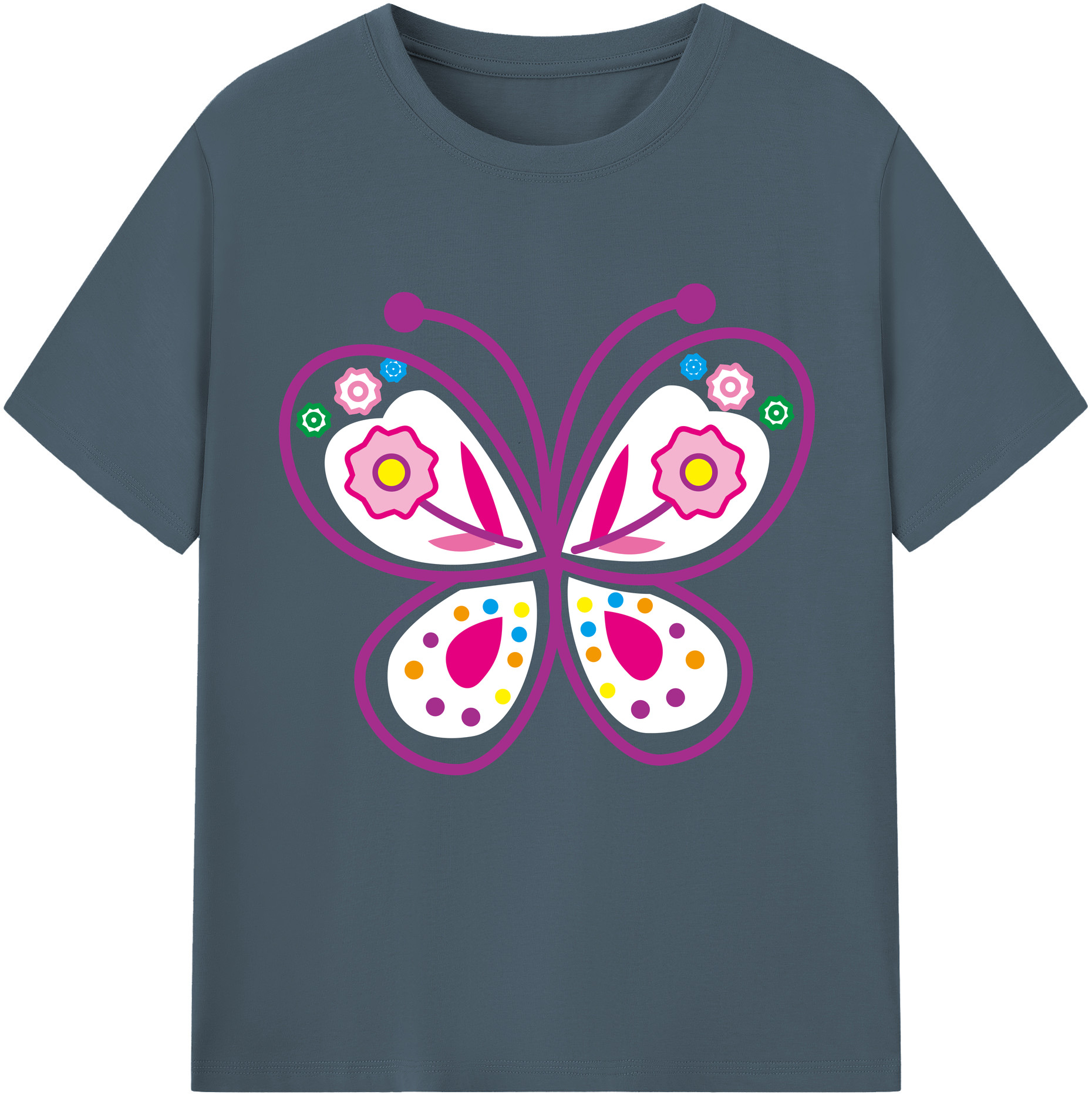 （画像用） Hello Kitty ハローキティ 綿100％半袖Tシャツ（フロントプリント）